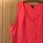 Torrid  Coral Vneck Sleeveless Peplum Tank Top 4 4X Photo 3