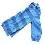 Tommy Hilfiger VTG Sweater XL Pullover Blue Striped 3/4 Sleeve Side Ve… Photo 9