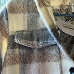 Princess Polly  Deasia Check Coat Grey / Beige New Tags Photo 4