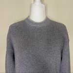 Joie  Cicilia Wool Blend Merallic Sweater in Soft Heather Gray Size Small NWT Photo 2