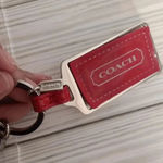 Coach  Red pattent  tag Keychain Accessorie Photo 3