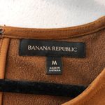 Banana Republic  Womens Shell Tank Top Faux Suede Sleeveless Brown M Photo 2