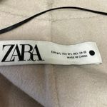 ZARA Women's Beige Sleeveless Belted Pocket Long Trench Coat Jacket Size M/L Photo 3