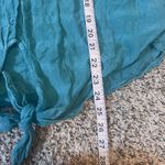 Cloth & Stone  Women's Tie-Front Button-Down Top - Blue Plaid‎ Shirt Photo 3