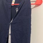 Lole  navy linen blend Sleeveless Button-Up Dress Sz S Photo 4