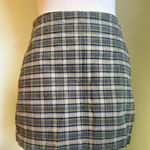American Eagle  Outfitters Plaid Mini Skirt 4 Blue Green academia preppy Y2K boho Photo 0