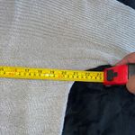 Alfani NWT  Womens Medium Metallic Silver Knit Sweater Long Sleeve Holiday Casual Photo 3