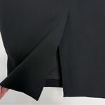 ZARA  Basic Wool Pencil Skirt Hip Detail Black Medium Photo 3