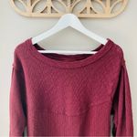 Free People Long Sleeve Top Maroon Sz XS Photo 1