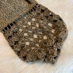 Cabela's Cabela’s Zip Up Hooded Sweater Crocheted Pockets & Hood Brown No Size SEE MEAS. Photo 5