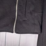 Jules & Leopold Jules & Lepold Black Cropped Asymetrical Full Zip Jacket Photo 4