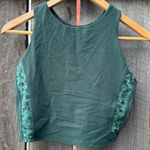 Athleta  Conscious Crop Sports Bra - Serene Green Camo Print Women’s Large Photo 0