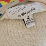 Robbie Bee  geometric chiffon dress size 12 Photo 8