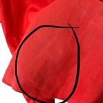 Emerson Fry NWT Weston Linen Shift Dress Red Women’s Size Medium Mod Mini Photo 10