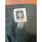 Anne Klein Ponte Ankle Pants Size 1X Hunter Green Stretch Pull On Pockets Casual Photo 2