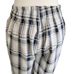 SheIn Unity High Waist Tartan Paperbag Waist Pants with Pockets Black and White •Size Medium Photo 5