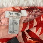 Forever 21  Tropical Crop Top‎ Tie Sleeve Blouse Summer Beach XS Photo 3