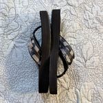 Coach  Jodee Signature C Thong Sandals Black Canvas Leather Women’s 8.5 🧡 Photo 5