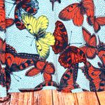 LuLaRoe | Julia 3/4 Sleeve Butterfly Dress Photo 3