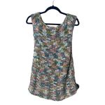 Ecote  Woven Multicolor Textured Tank Top | Size M/L | Boho Knit Sleeveless Top Photo 1