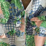 For Love & Lemons  Juniper Patchwork Romper Size Small NWT Photo 3