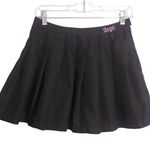 Faded Rose Y2K Angel Black Pleated Mini Skirt Grunge Skater Festival Size M Size M Photo 0