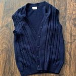 Classic Fashions Blue Knit Vest Size M Photo 0