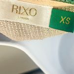 RIXO Ava Rainbow Sequin Stripe Mini Dress Balloon Sleeve Long Sleeve XS Photo 15