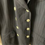Jones New York Vintage Navy Striped Petite Sized Blazer Size 8P EUC Photo 12