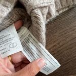 Abercrombie & Fitch  taupe pullover cable knit sweater Photo 4