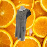 Beige by ECI Black and White Diamond Dress with‎ Solid Black Accents Size 14 Photo 2