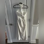 Reformation  Bessi Linen Halterneck Midi-Dress Photo 2