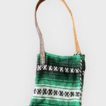 Free People Vintage  Green Southwest Inspired Print Crossbody Bag Photo 1