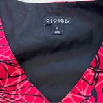 GEORGE dress size 12 sleeveless belted pinkish red 100%cotton Photo 5