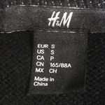 H & M black long sleeve winter dress size small Photo 53