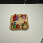 Girl In Wheelchair Bus Stop Signed Little People Pins By Lucinda Brooch Pin Photo 10