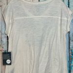 Cherokee Women’s White  Blouse Short Sleeves Large New Photo 2