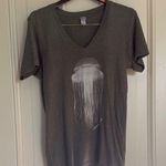 Alternative  Women's Olive Graphic T-Shirt Photo 0
