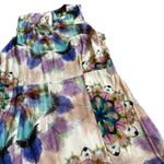 Desigual Watercolor Mandala Sleeveless Dress High Waist Floral Size 44 Large Photo 2