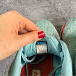 Women’s 7.5 HOKA ONE ONE Clifton 8 Running Shoe AQUARELLE EGGSHELL BLUE Teal Red Size undefined Photo 4