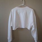 Aritzia  White Sweatshirt Cropped Crewneck Photo 1