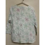 Fresh Produce  Size Small Gauzy Blouse Cotton Floral Lightweight Long Sleeve Top Photo 9