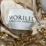 MORILEE SEQUIN ONE SHOULDER SHORT PARTY DRESS Gold Size 4 Photo 5