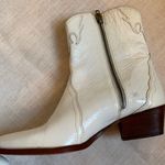 Free People White Western Booties Photo 0