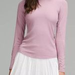 Lululemon Hold Tight Long Sleeve Pink Tee Photo 0
