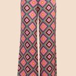 Trina Turk ππ Bay Pant ~ Brookhaven Blocks Satin Georgette 8 NWT Photo 0