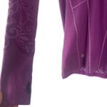 Athleta  Women's Size Medium Purple Half Zip‎ Hooded Activewear Sweater Photo 5