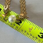 Anthropologie 18K Chevron Delicate Pearl Chocker Photo 2