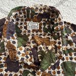 Vintage 60s/70s 'The Country Shirt' Kitchen Food Print Button Photo 1