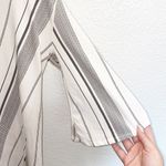 Natural By Known Supply When Charcoal And Off White Organic Cotton Tunic Top Photo 2